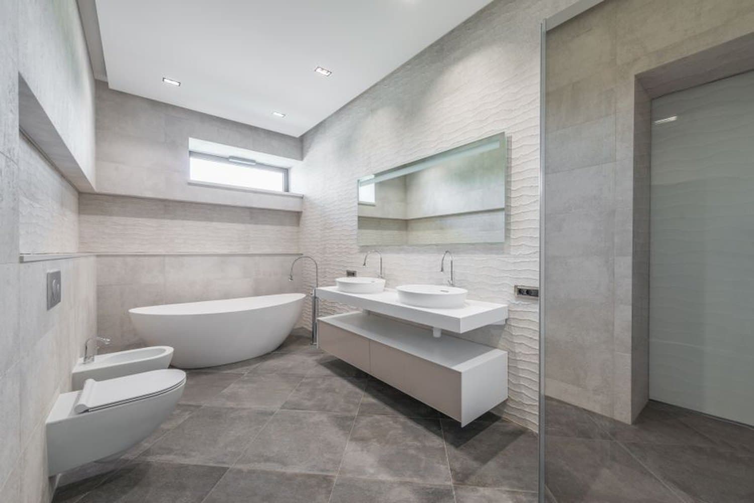 Badkamer in Amsterdam — Beton ciré